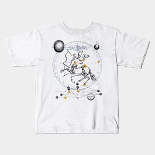 Sagittarius Zodiac Sign Kids T-Shirt